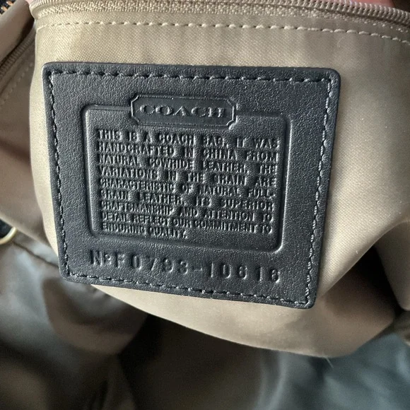 Coach Carly Hobo Y2K Black Leather Bag - Picture 3 of 11